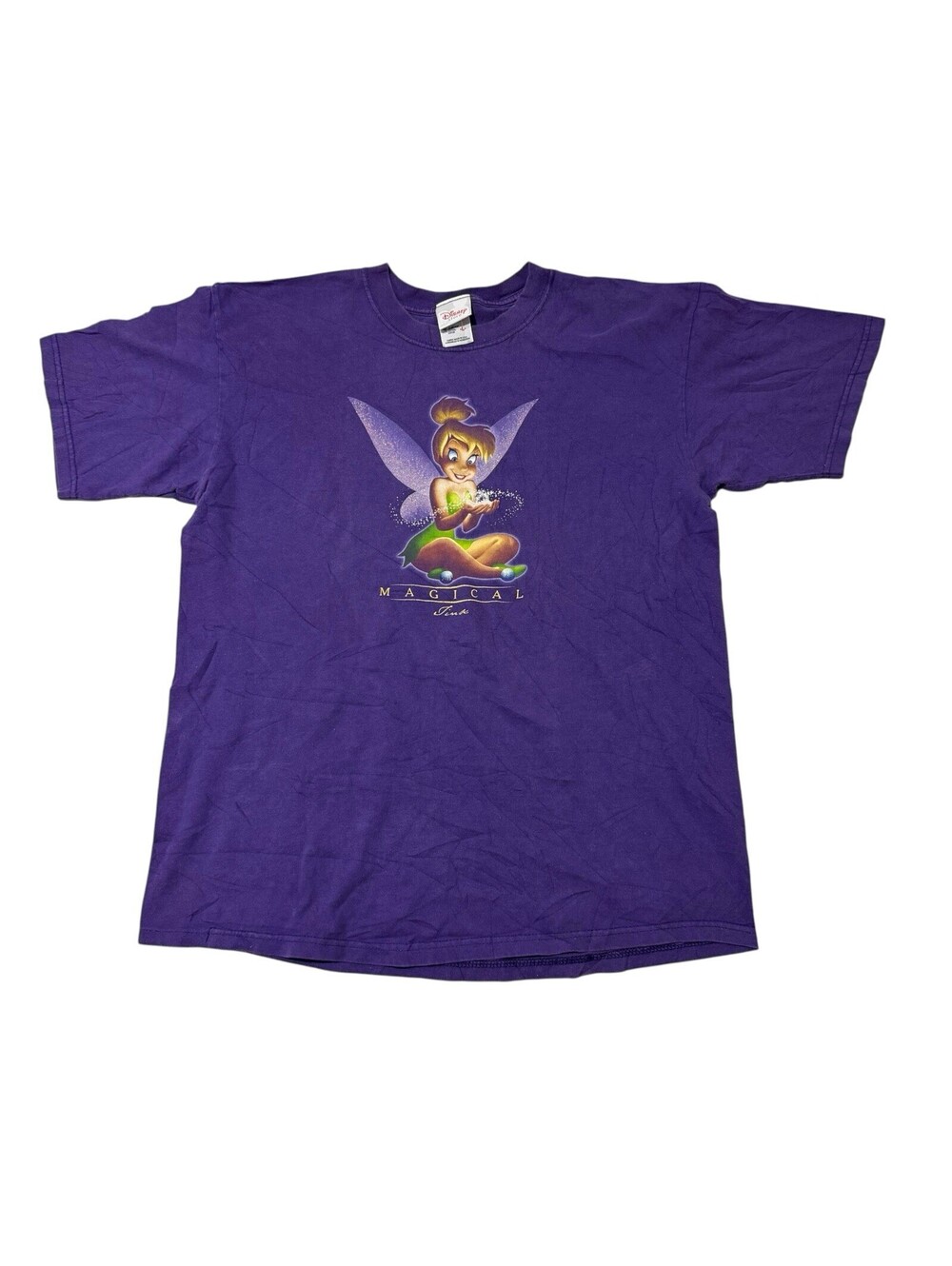 Vintage Disney Tinker Bell Magical Tink Shirt Size Large Fairytale Men’s